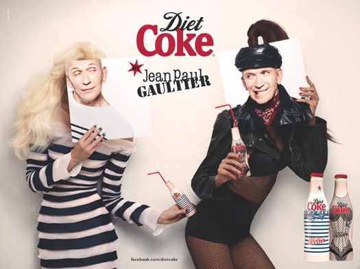 ЖанПоль Готье в рекламной кампании Diet Coke