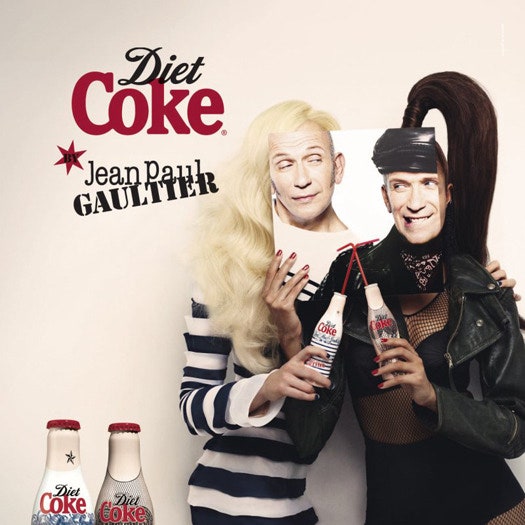Жан-Поль Готье в рекламной кампании Diet Coke