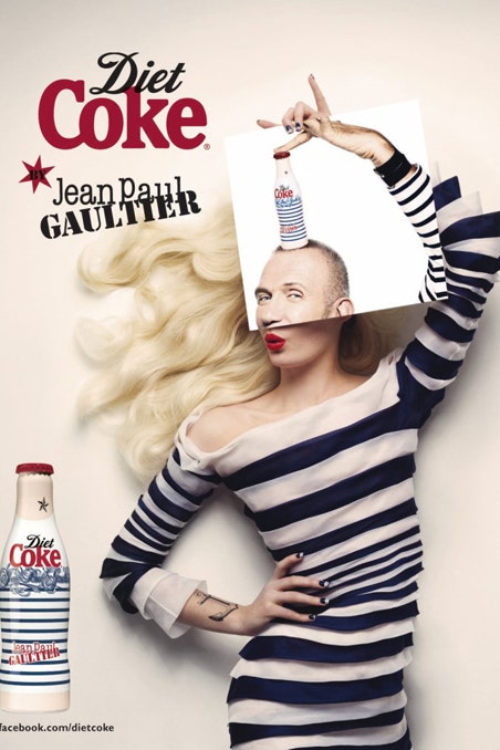 ЖанПоль Готье в рекламной кампании Diet Coke