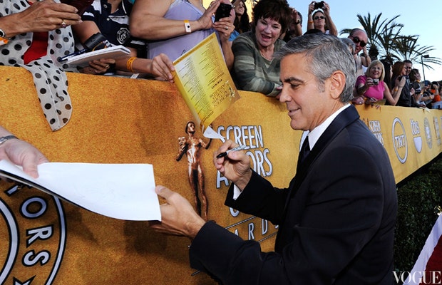 Анджелина Джоли Джордж Клуни и другие на Screen Actors Guild Awards2012