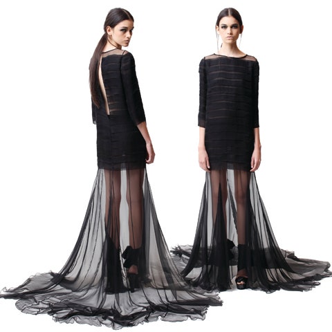 Кира Пластинина создала коллекцию вечерних платьев