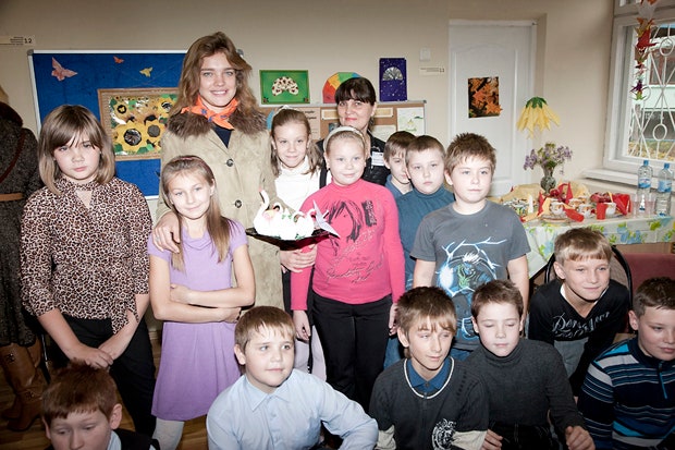 Наталья Водянова открыла детский центр в Туле