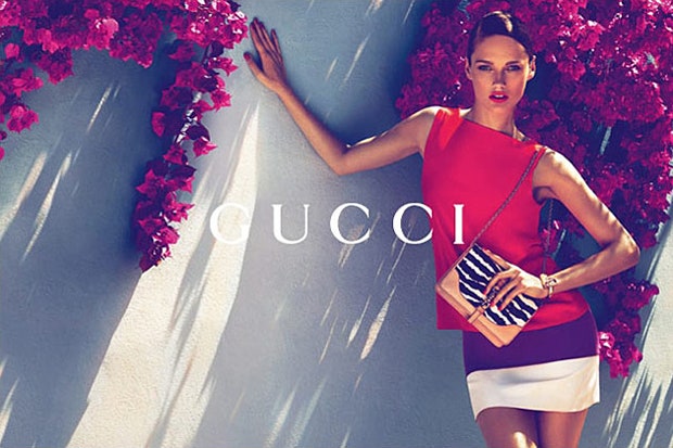 Кампания Кармен Педару для Gucci