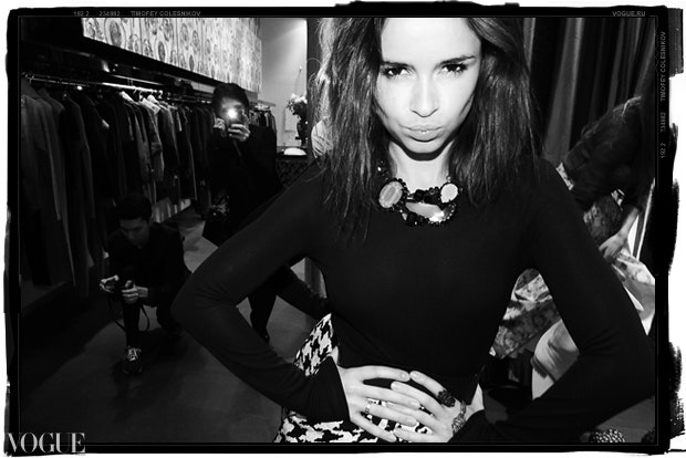 Tim Diary Открытие корнера Ulyana Sergeenko