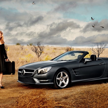 Лара Стоун сотрудничает c Mercedes-Benz