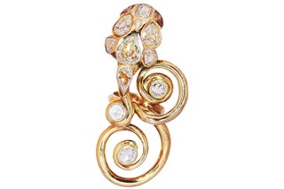 Золотое кольцо с бриллиантами Codognato.