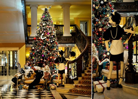Альбер Эльбаз украсил рождественскую елку в Claridge's