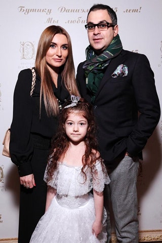 Гарик и Жанна Мартиросян с дочерью Жасмин.