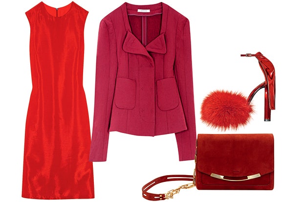 Красный в моде одежда обувь аксессуары яркого цвета в подборке Натальи Туровниковой | VOGUE
