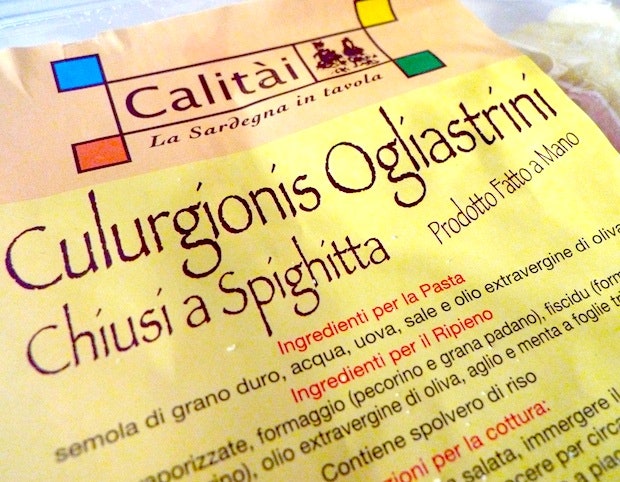 Региональная кухня Сардинии culurgionis