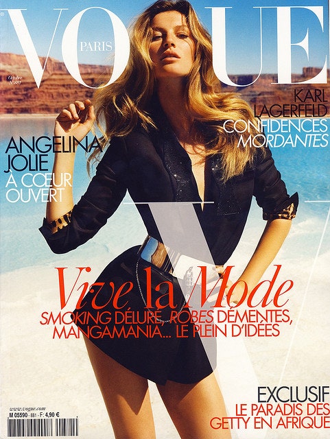 Первый и последний обложки французского Vogue