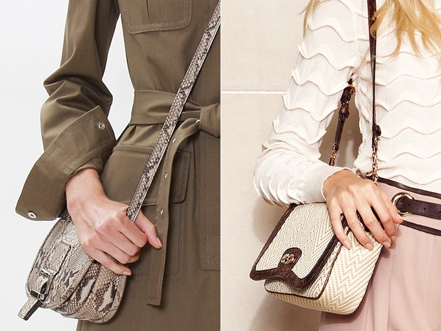 Маленькие сумочки на длинном ремне от Gucci Nina Ricci Salvatore Ferragamo Fendi | VOGUE