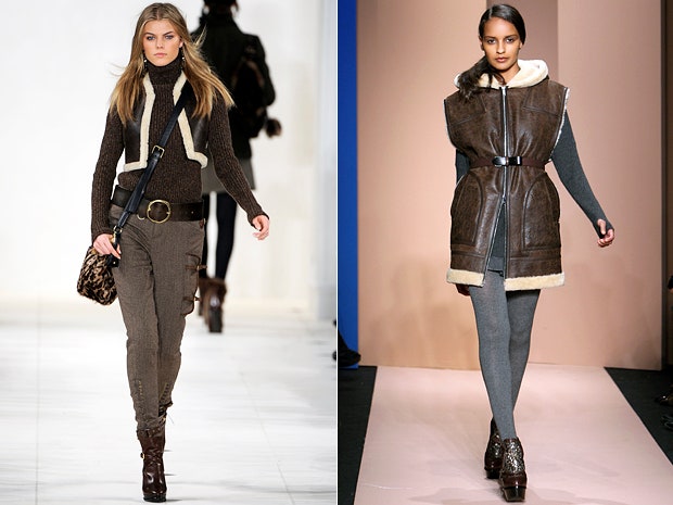 Жакеты и куртки из дубленой кожи разных фасонов и цветов  главный тренд зимнего сезона | VOGUE