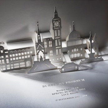 Прямая трансляция показа Burberry Prorsum на Неделе моды в Лондоне