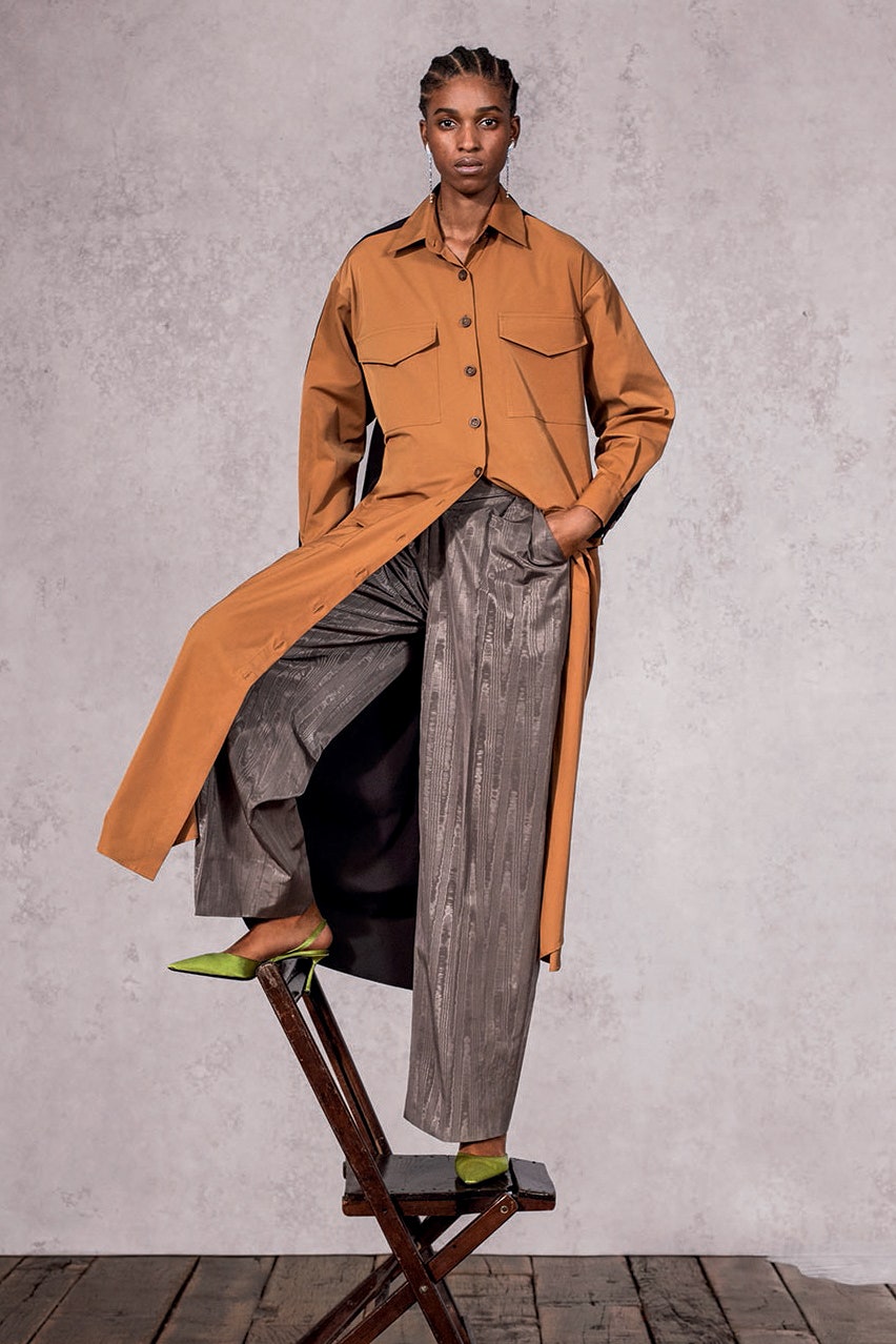 Платьерубашка и брюки — самое модное сочетание осени