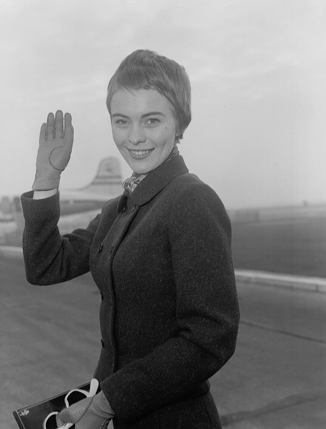 В аэропорту Лондона 1956