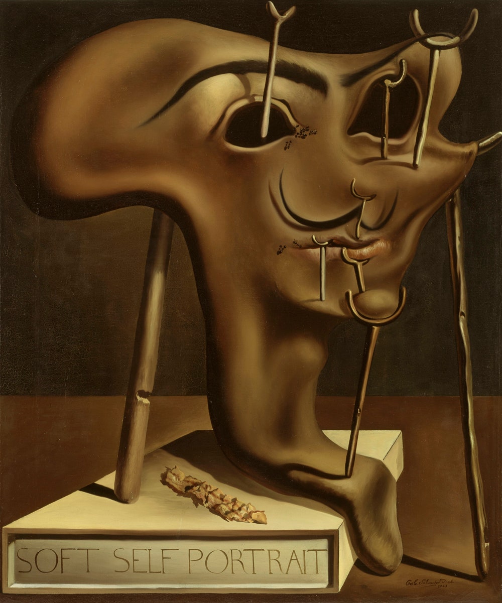 Сальвадор Дали. «Мягкий автопортрет с жареным беконом» 1941