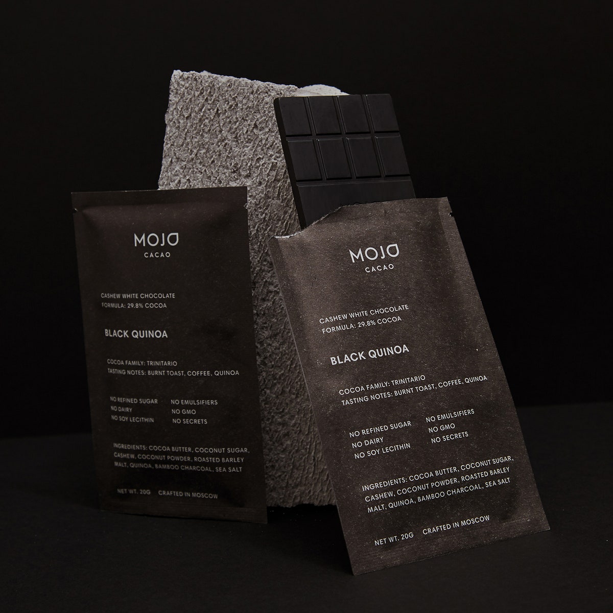 Mojo Cacao запустили угольно-черный шоколад &- всего на одну неделю