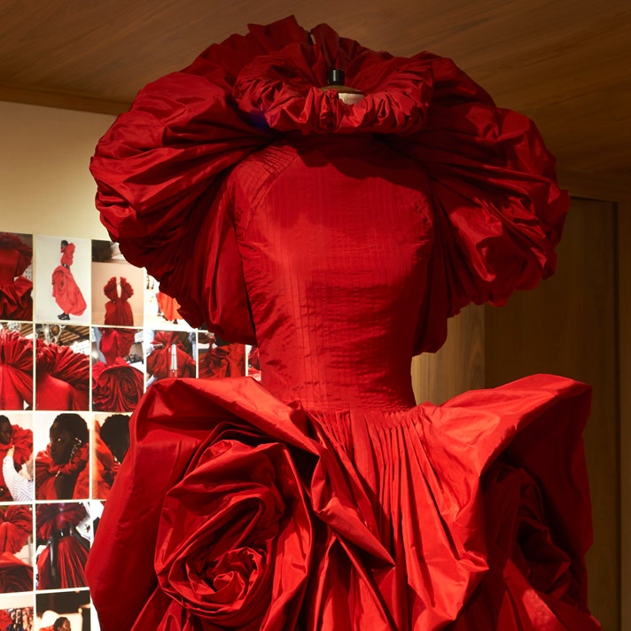 В Лондоне открывается выставка платьев Alexander McQueen &- Roses