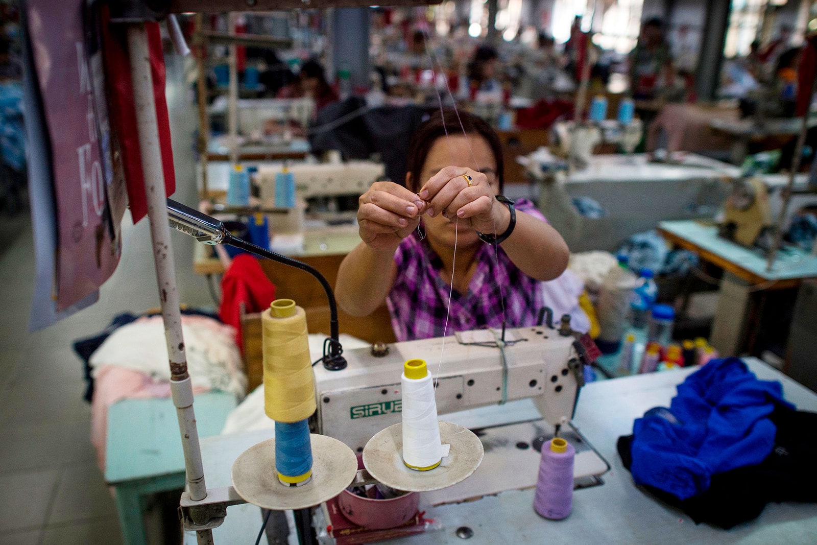 Фабрика по производству одежды в Янгоне