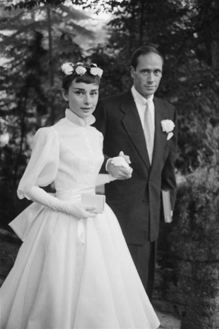 Мел Феррер и Одри Хепберн август 1954
