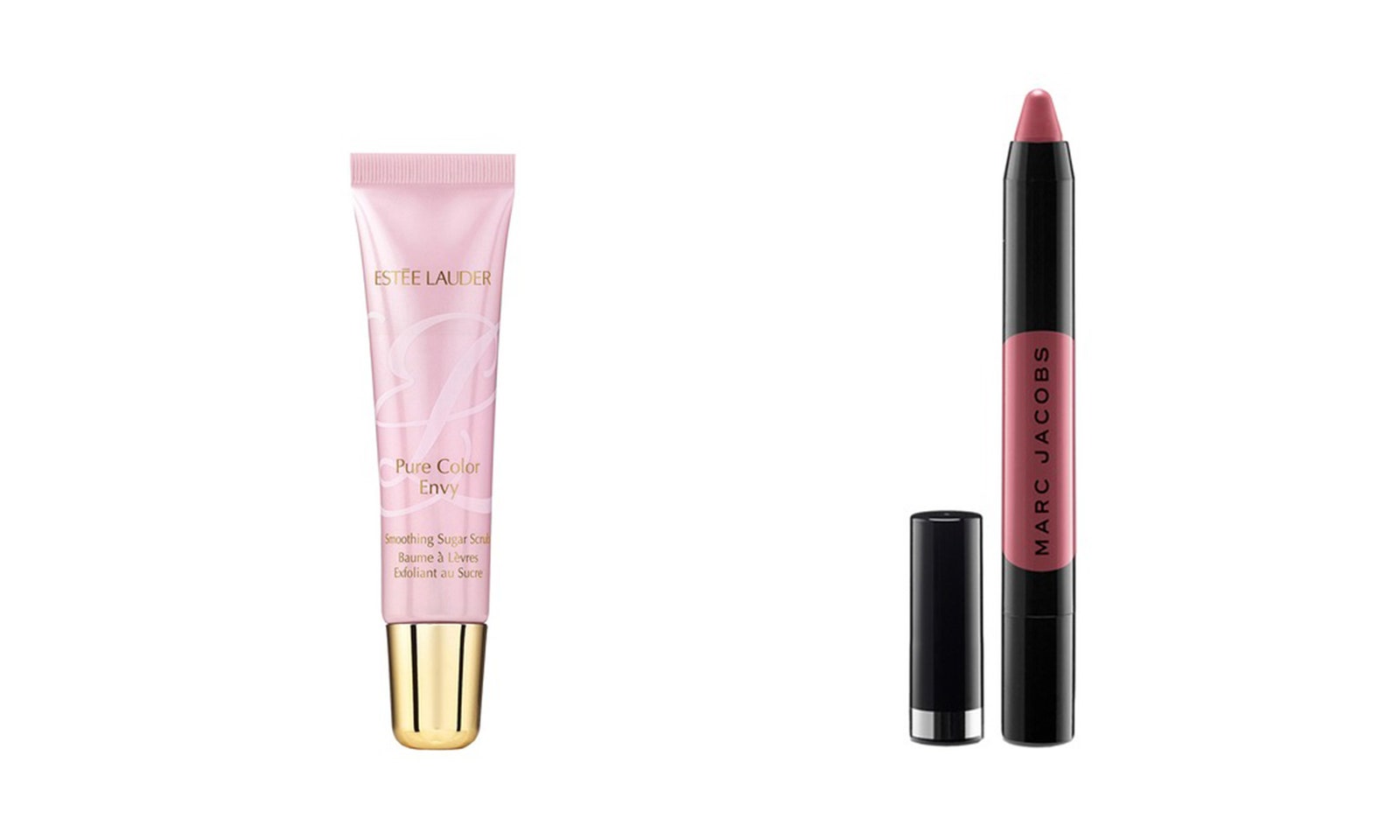 Скраб для губ Este Lauder Pure Color Envy помадакарандаш Marc Jacobs Beauty Le Marc