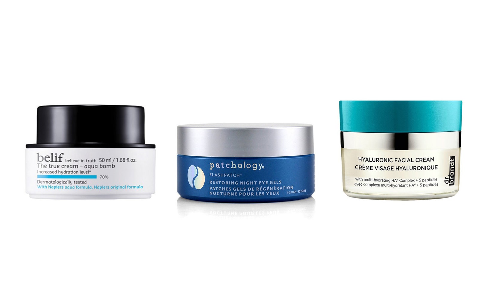 Крем для лица Belif Aqua Bomb Патчи Patchology Flashpatch крем Dr.Brandt Hyaluronic Facial Cream
