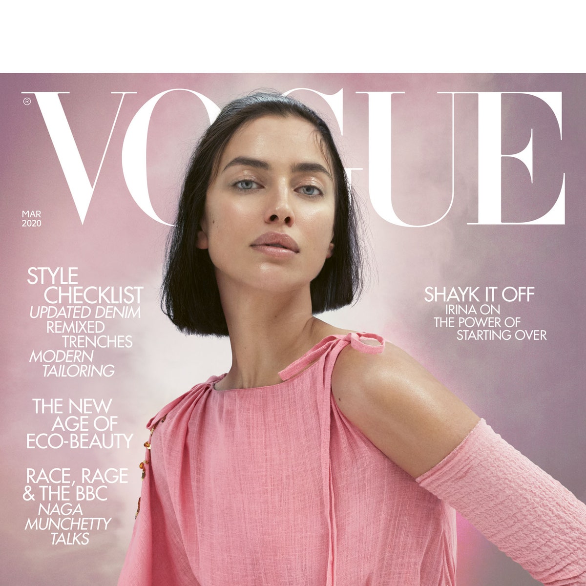 Чем повторить макияж Ирины Шейк с обложки британского Vogue
