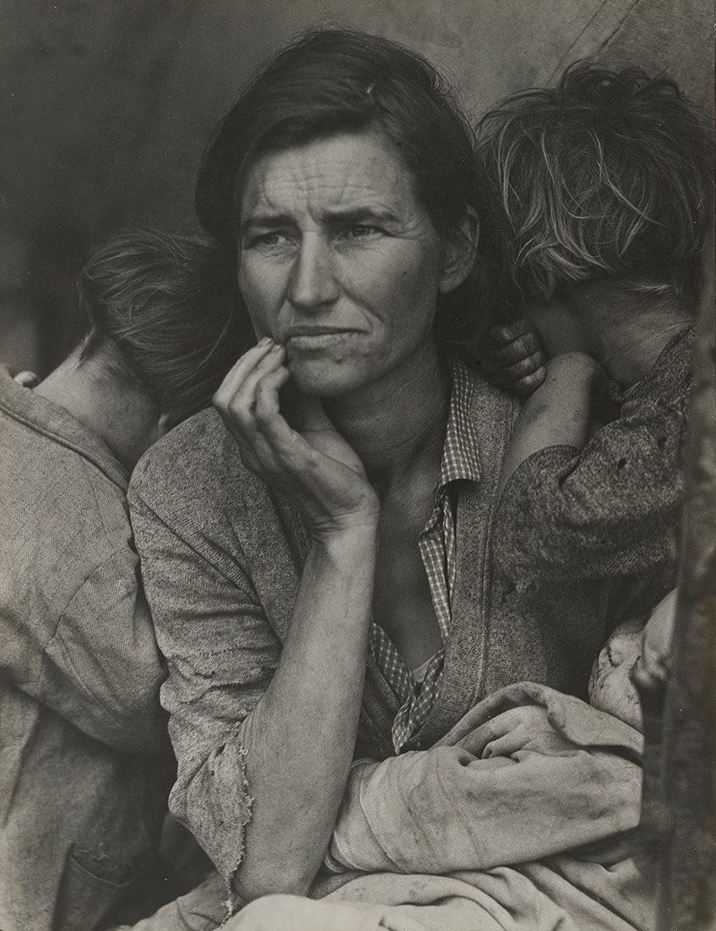 Доротея Лэнг. Migrant Mother Nipomo California. Март 1936