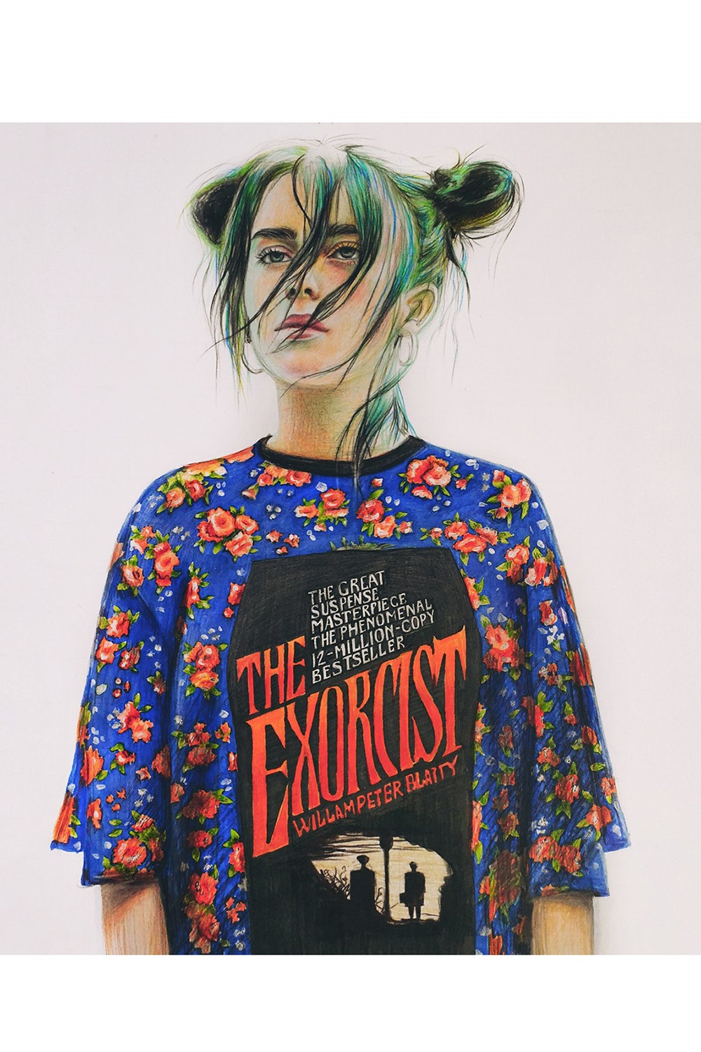 16летняя художница из Пермского края нарисовала обложку для американского Vogue с Билли Айлиш
