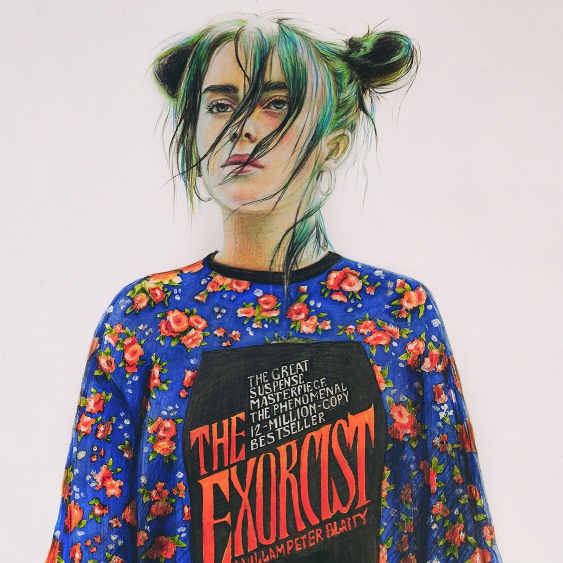 16-летняя художница из Пермского края нарисовала обложку для американского Vogue с Билли Айлиш