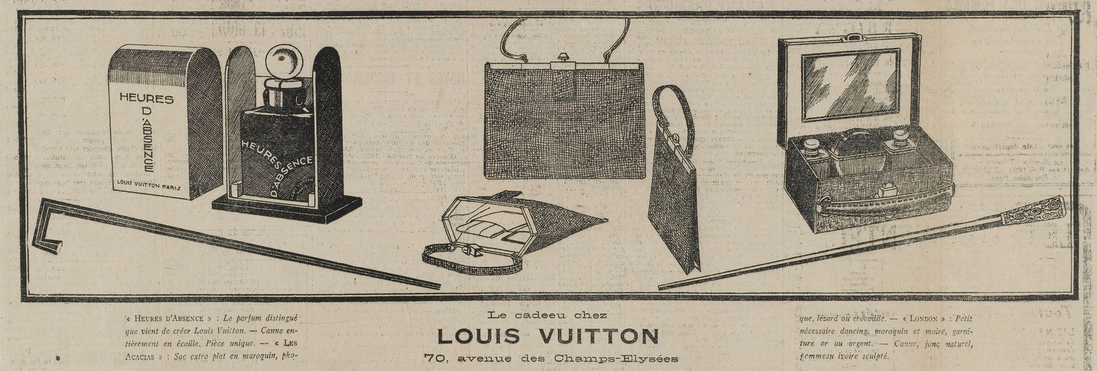 Louis Vuitton перевыпустили свой первый аромат 1927 года