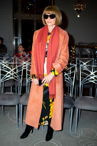Анна Винтур на Неделе моды в НьюЙорке февраль 2020