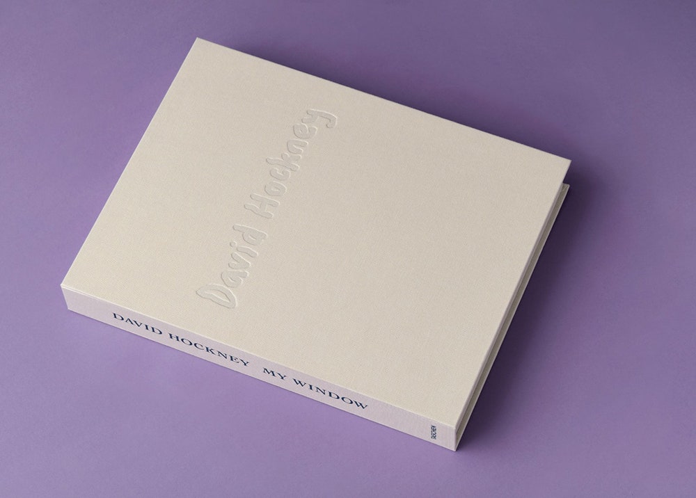 120 рисунков Дэвида Хокни с видом из его окна в новой книге Taschen