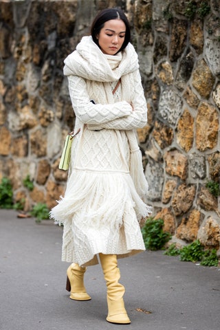 Йойо Као на Неделе моды в Париже февраль 2020