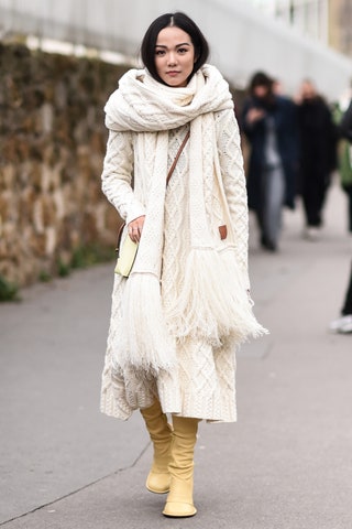 Йойо Као на Неделе моды в Париже февраль 2020