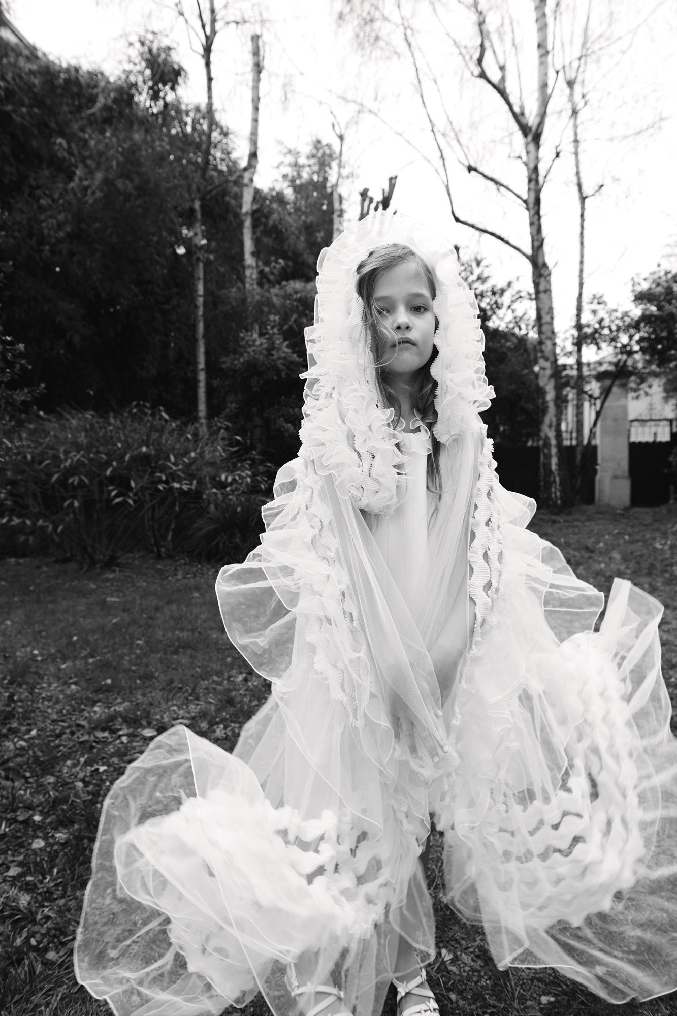 На Александре платье Baby Dior накидка Yudashkin Kids. Фото Claudia Knoepfel