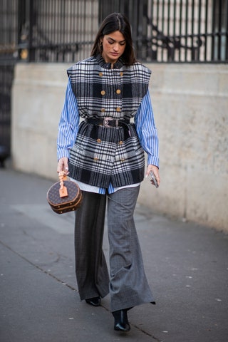 Марта Лозано в Louis Vuitton на Неделе высокой моды в Париже январь 2020