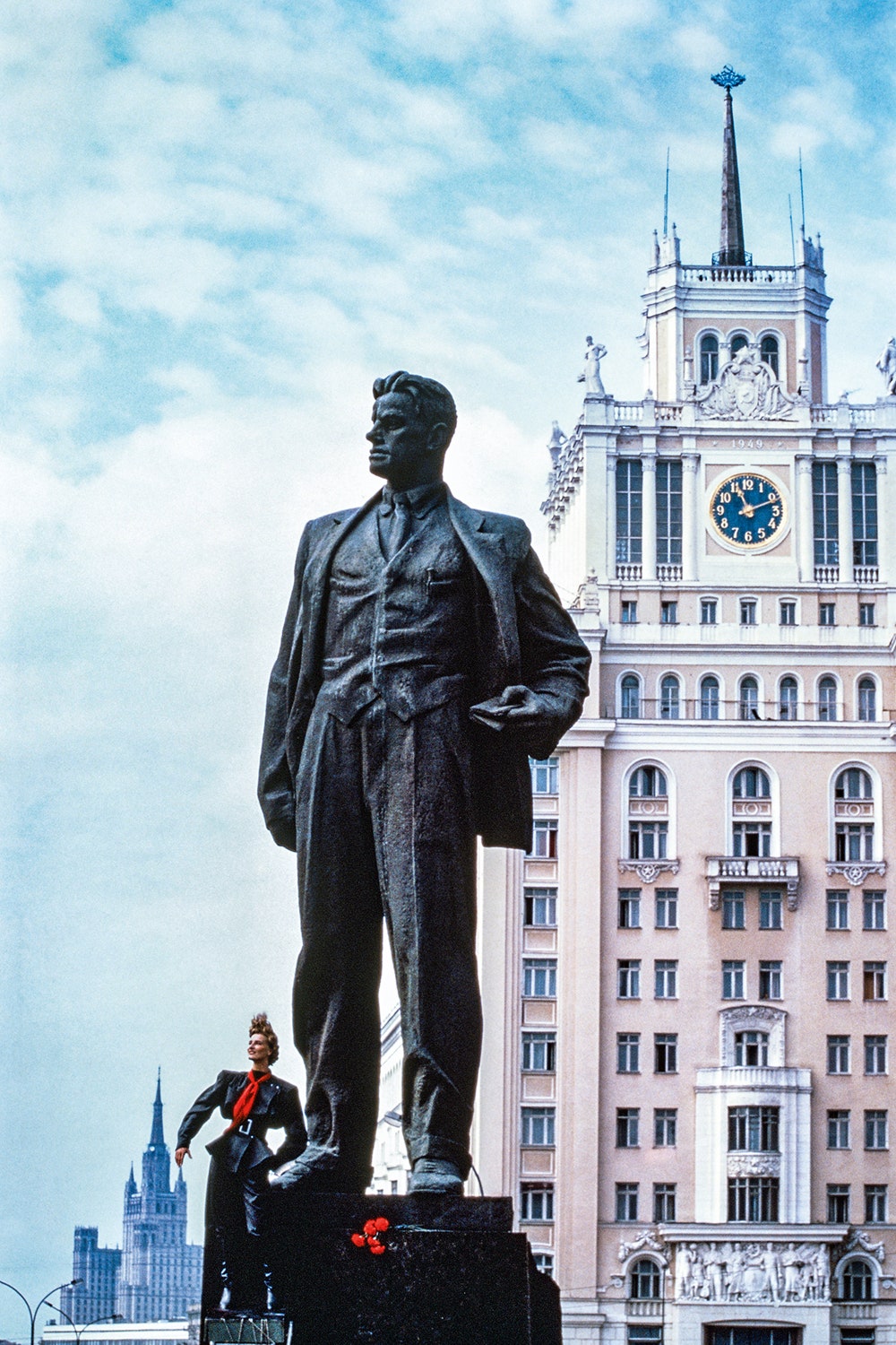 Памятник Маяковскому Москва Россия 1986