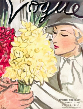 Обложка Vogue US январь 1933. Автор Eric