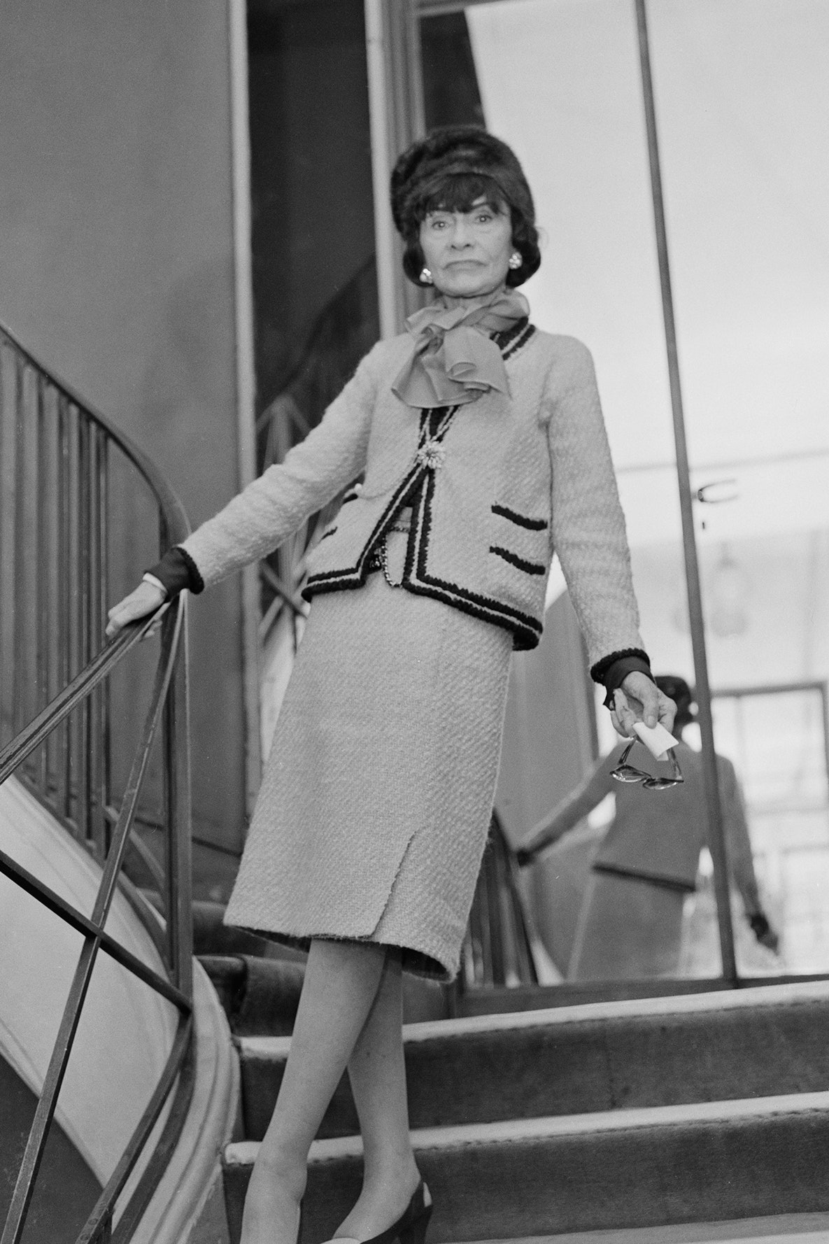 French fashion designer and a businesswoman Coco Chanel  in Paris France 29th January 1963.