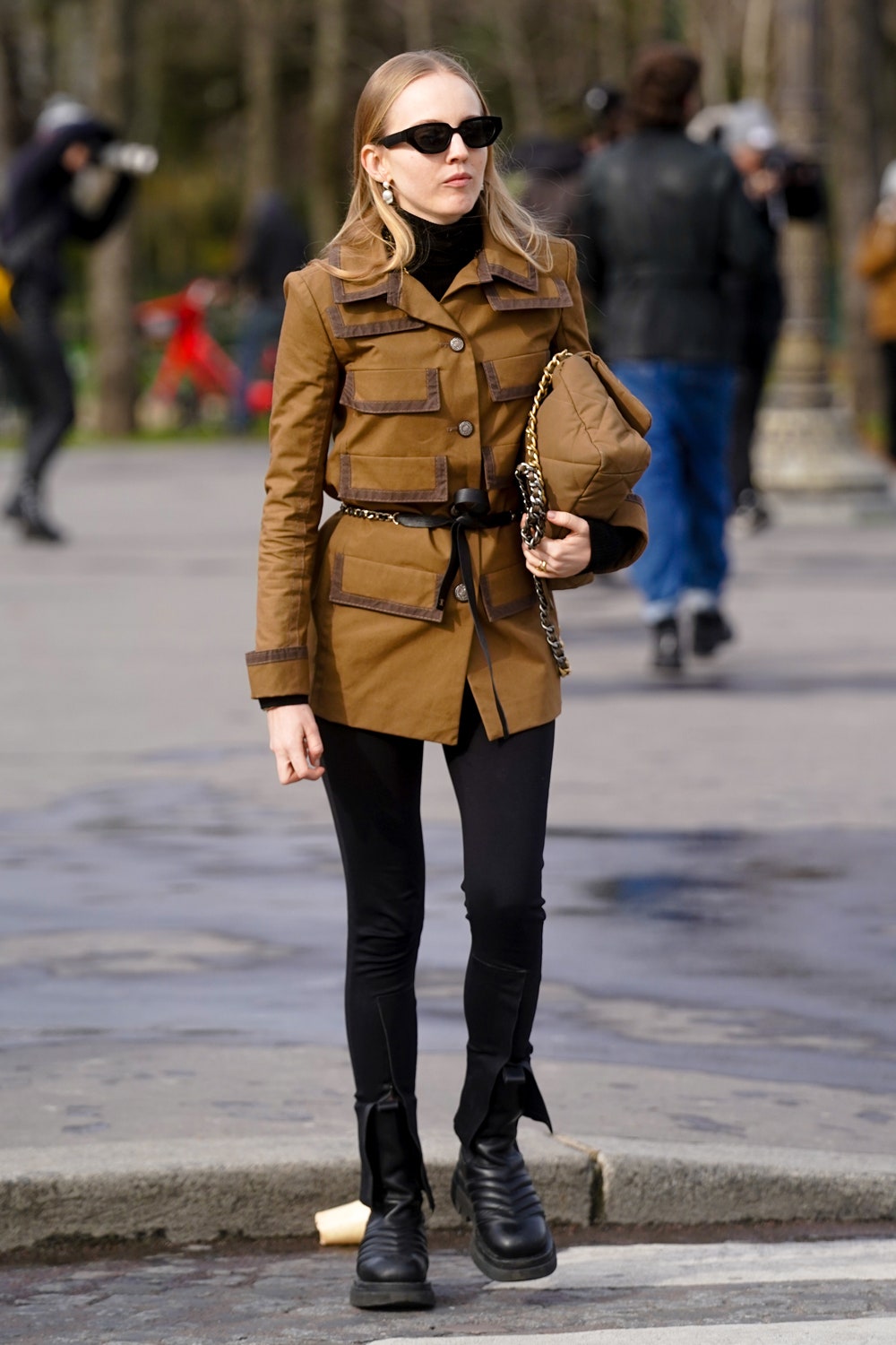Александра Карл на Неделе моды в Париже февраль 2020