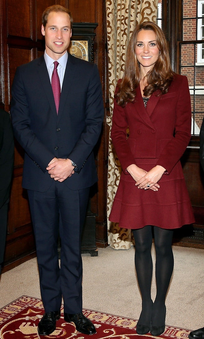 Принц Уильям и герцогиня Кейт в костюме Paule Ka