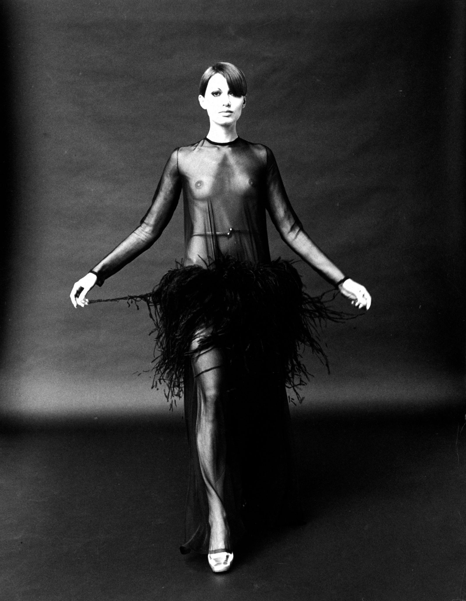 Черное платье Yves Saint Laurent 1968