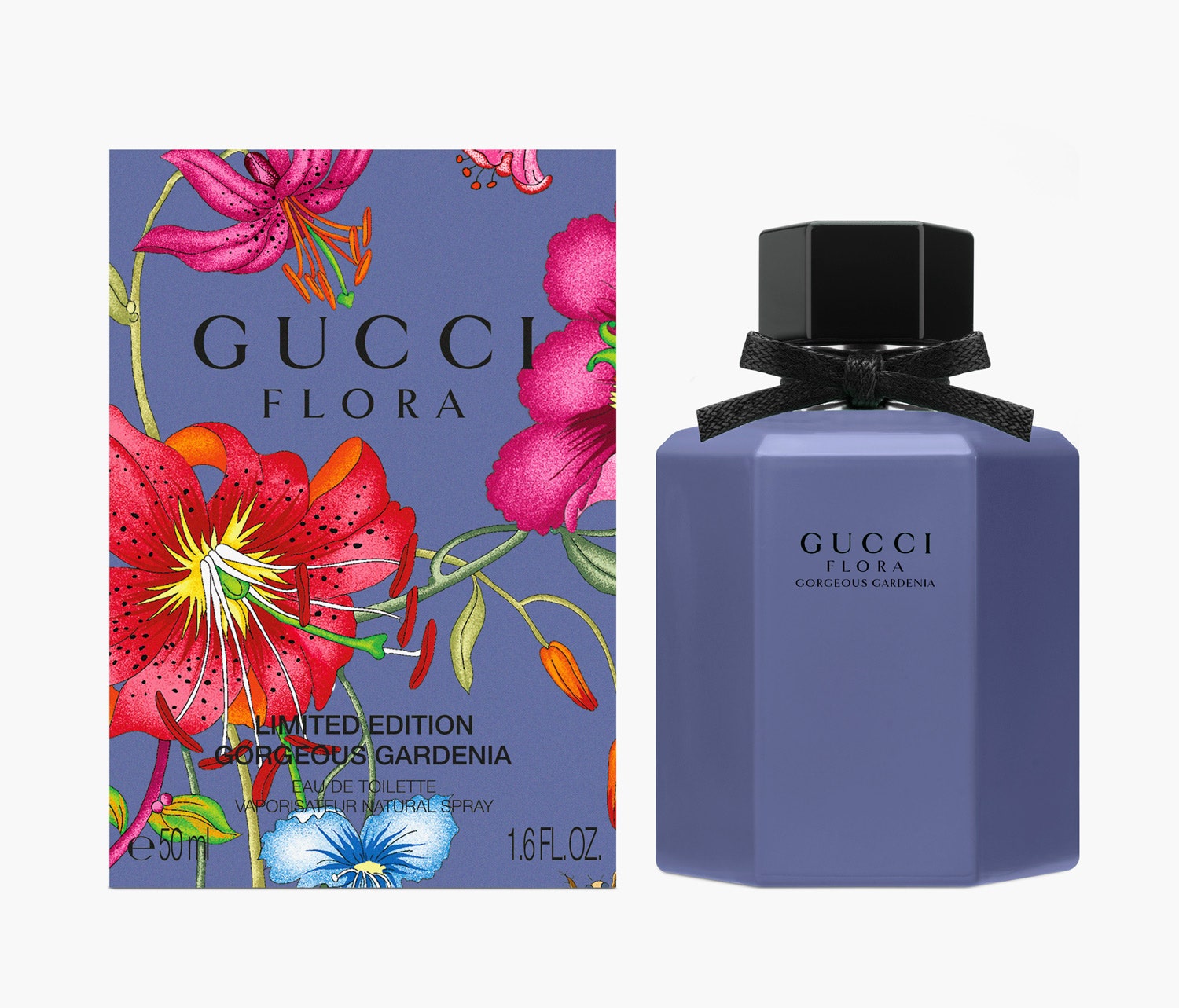 Объект желаний Gucci Flora Gorgeous Gardenia в лавандовом флаконе