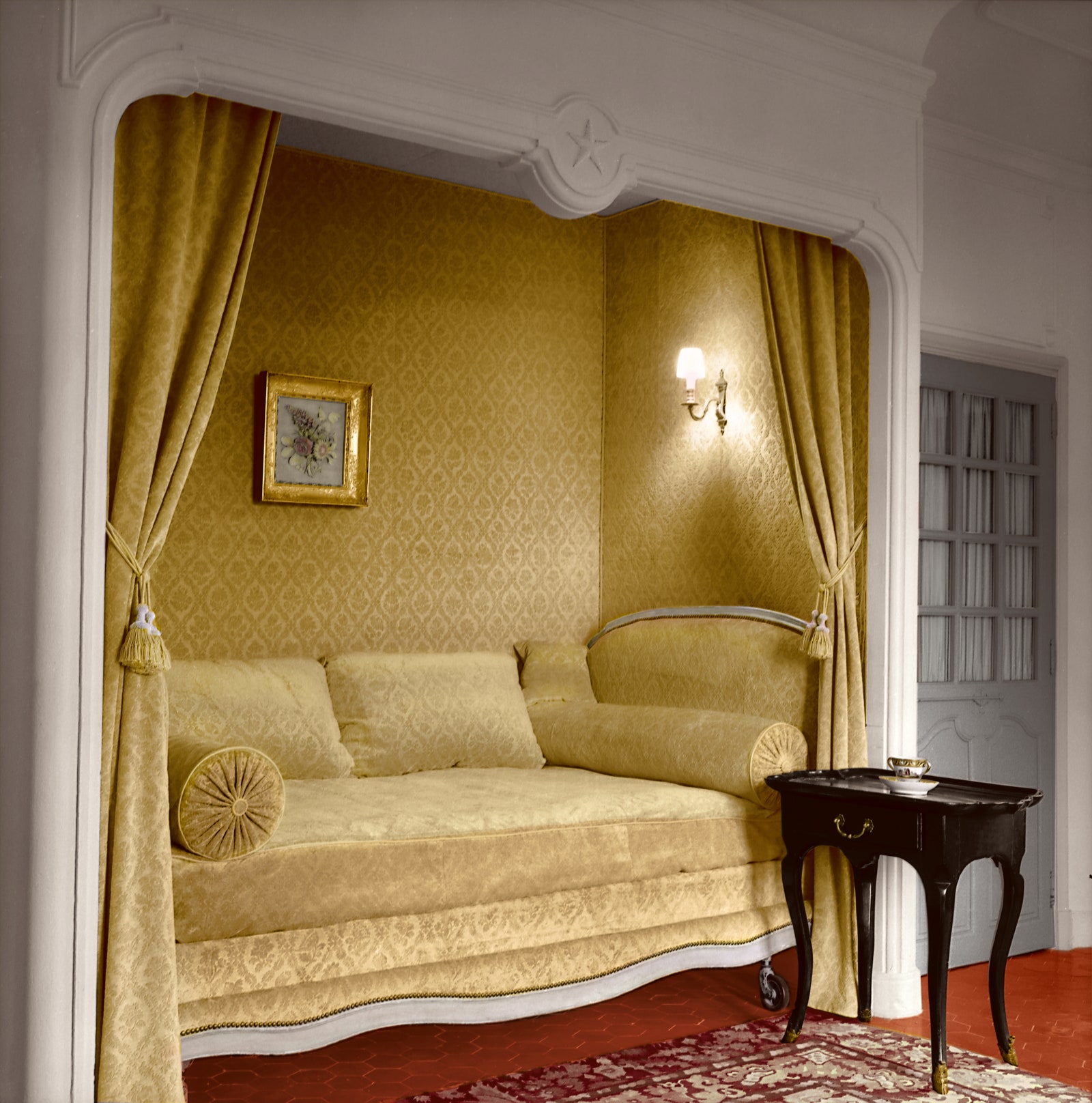 Спальня Кристиана Диора 1957. Luc Svetchine collection