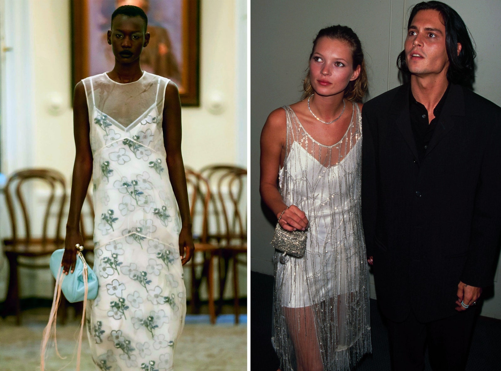 marina moscone kate moss vestido lencero tendencia primavera verano 2020