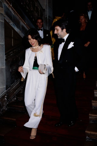 Принцесса Каролина и Эмануэль Унгаро в Париже 1981
