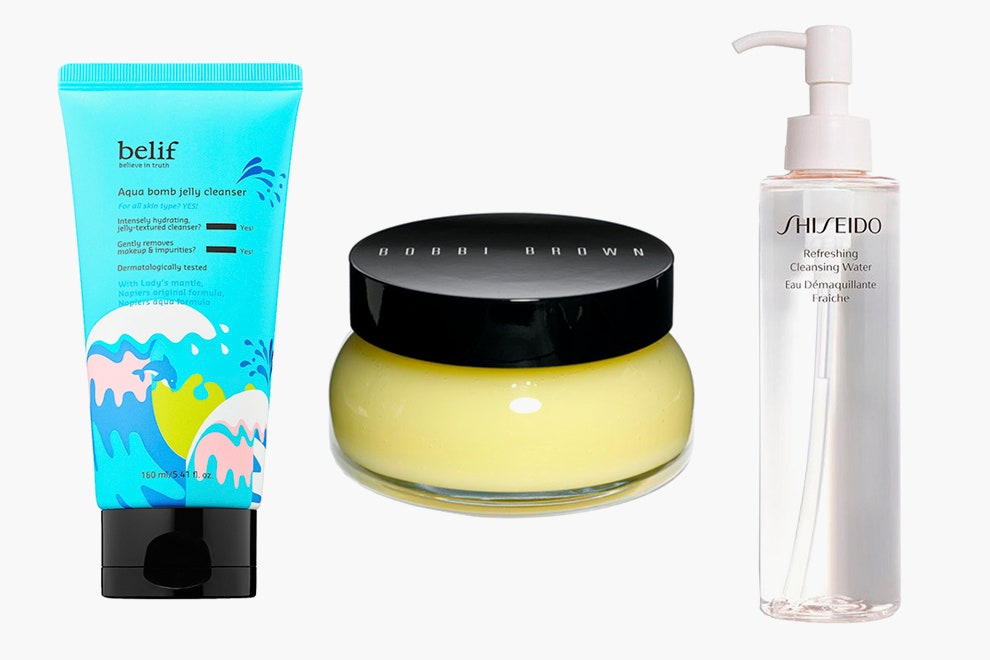 Гель для умывания Aqua Bomb Jelly Cleanser Belif 2590 рублей бальзам Balm Rinse Bobbi Brown 6400 рублей очищающая вода...