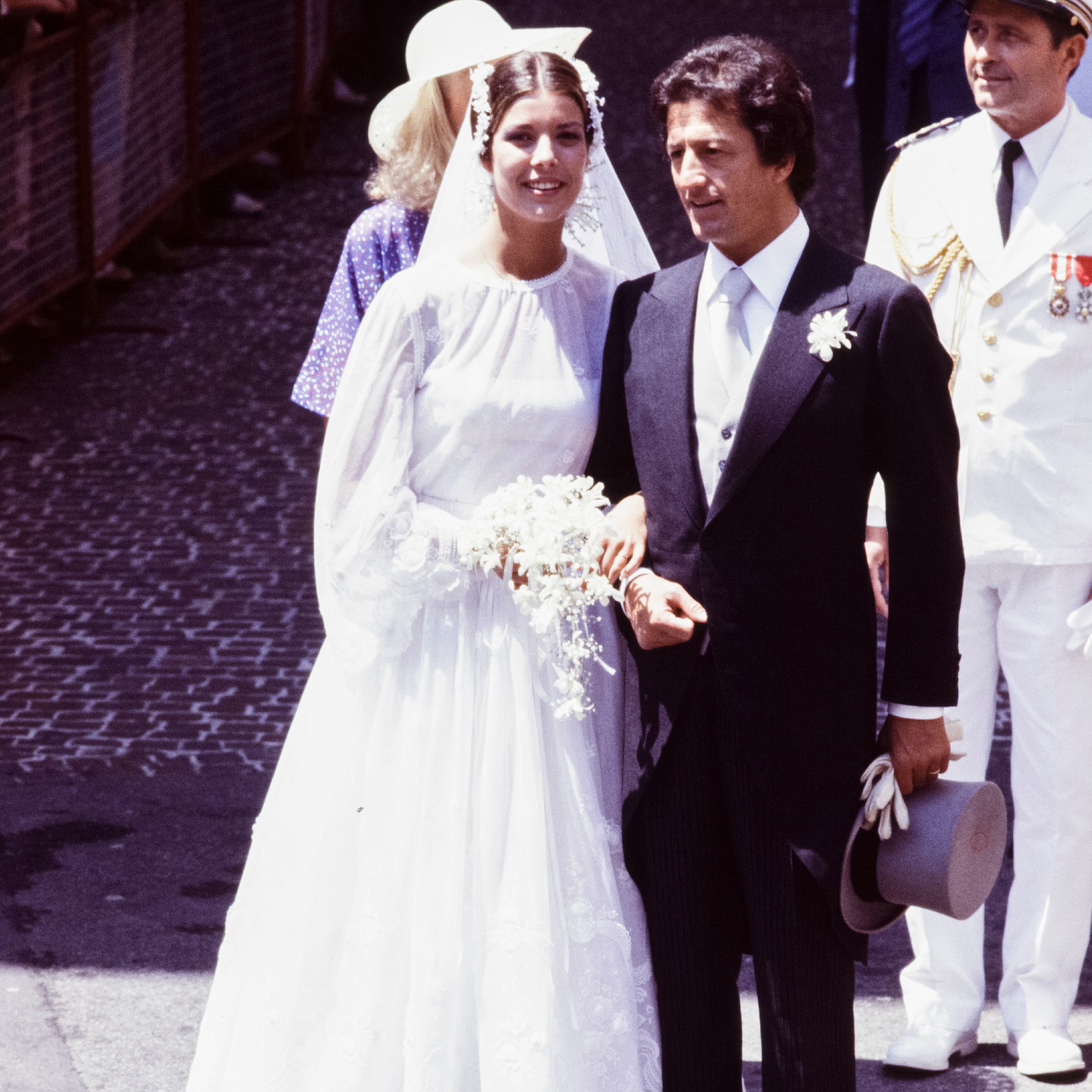 История первого свадебного платья Каролины, принцессы Монако